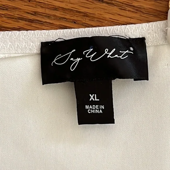 Say What? corset w/ metalic chain, zipper and mesh. Can be worn alone. - Picture 3 of 5